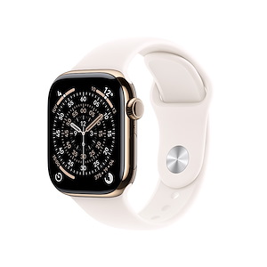 Apple Watch Series 11 42mm M/L GPS + Cellular Titanio Oro Band Rosa Fard